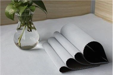 Polyester bakside for PU-skinn